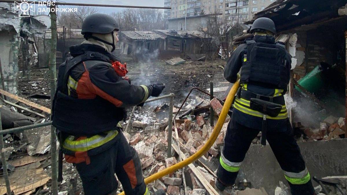 Запоріжжя: рятувальники ліквідували наслідки російської атаки БпЛА
