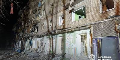 Атаки продовжуються: безпілотником пошкоджена ще одна багатоповерхівка в Запоріжжі
