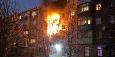 Запоріжжя: під час пожежі надзвичайники врятували одну людину
