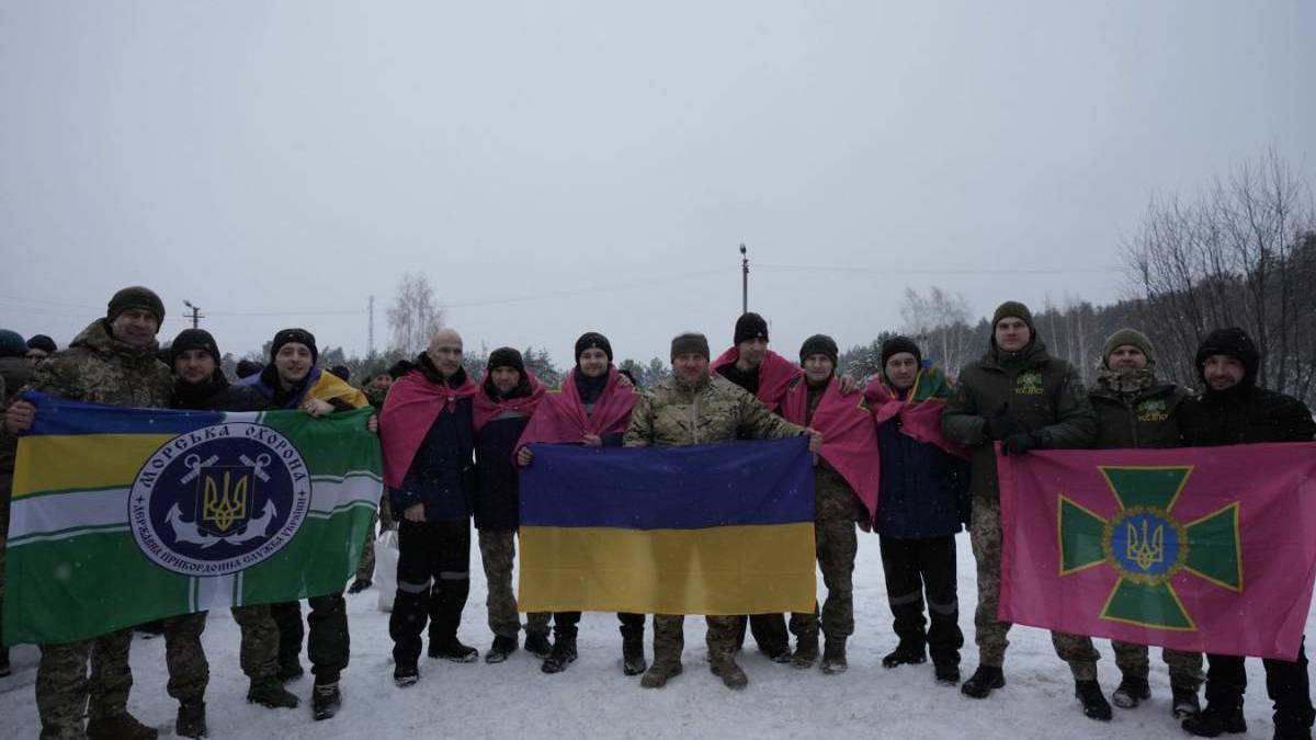 Україна повернула з російського полону 150 військових і сімох цивільних