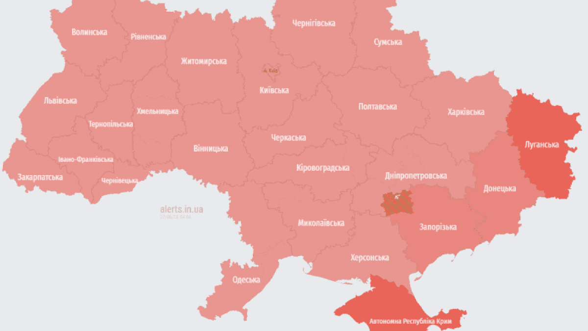 По всій країні тривога: росія атакує ракетами – Повітряні сили