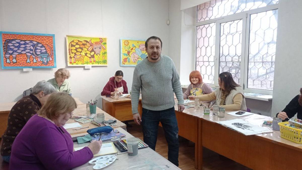 У Запорізькому художньому музеї відбувся “мега-цікавий” майстерклас