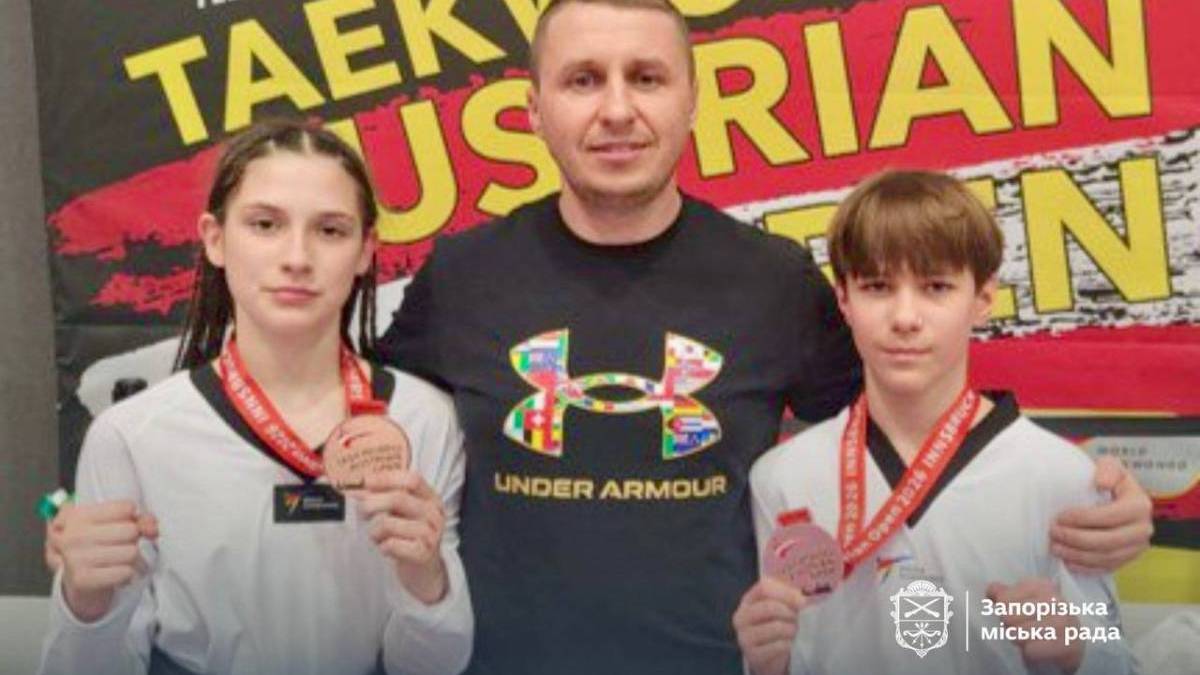 Запорізькі спортсмени вибороли бронзу на міжнародному турнірі з тхеквондо