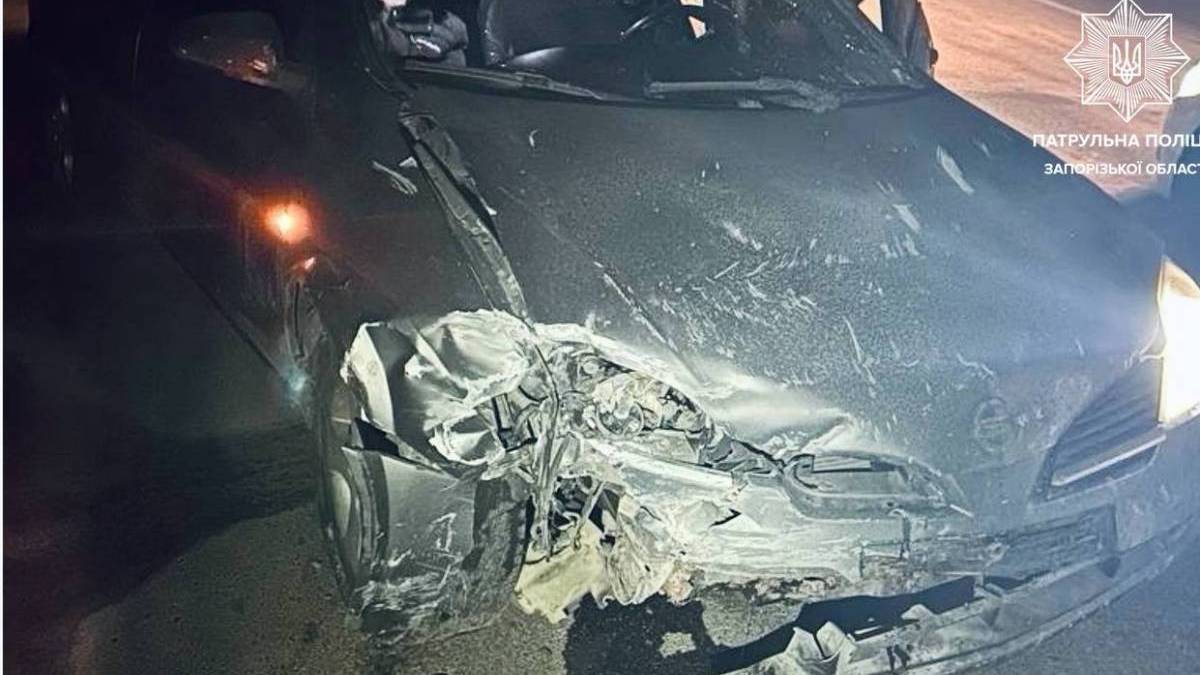У Запоріжжі п’яний водій влетів у паркан