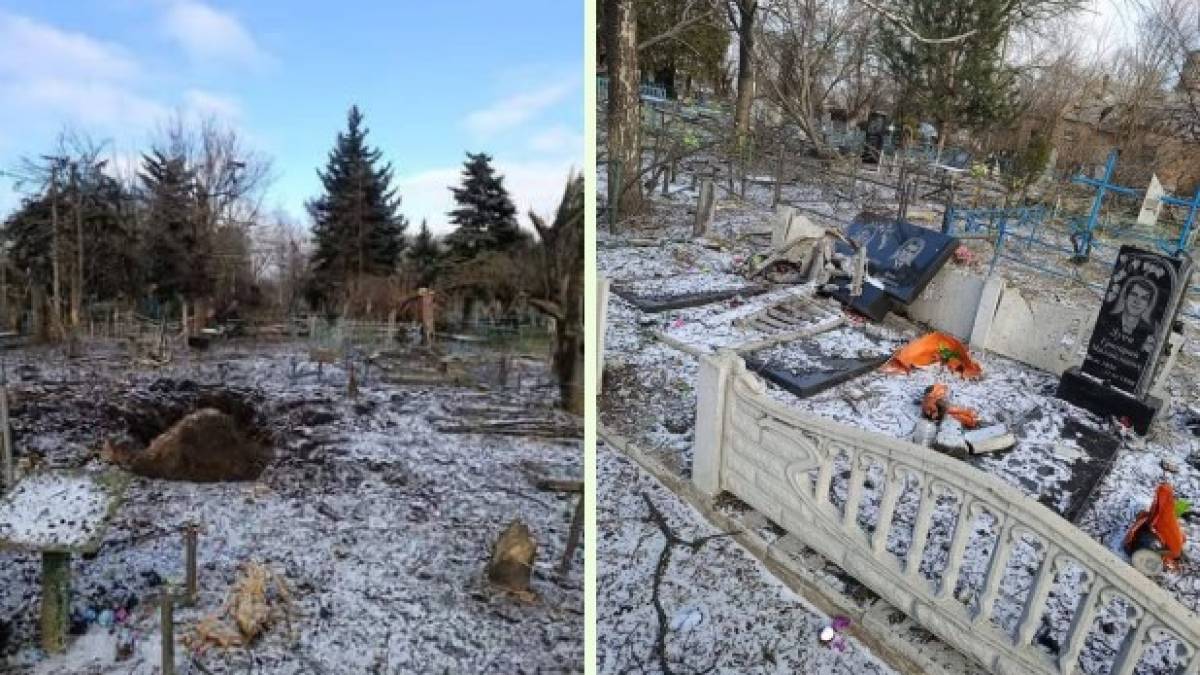 росіяни вдарили по цвинтарю в селі Шевченківське