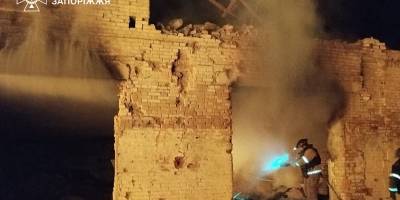 Дві пожежі виникли від обстрілів у Запорізькому районі за добу 