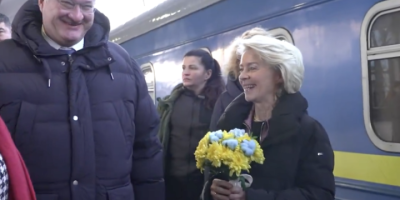 Президентка Єврокомісії та президент Євроради прибули до Києва