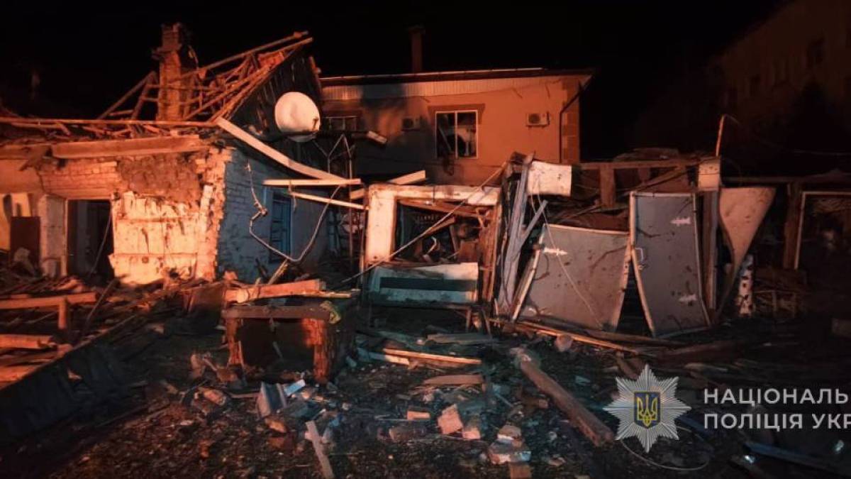 Окупанти вночі завдали дев’ять ударів БпЛА типу «Shahed» по Запоріжжю