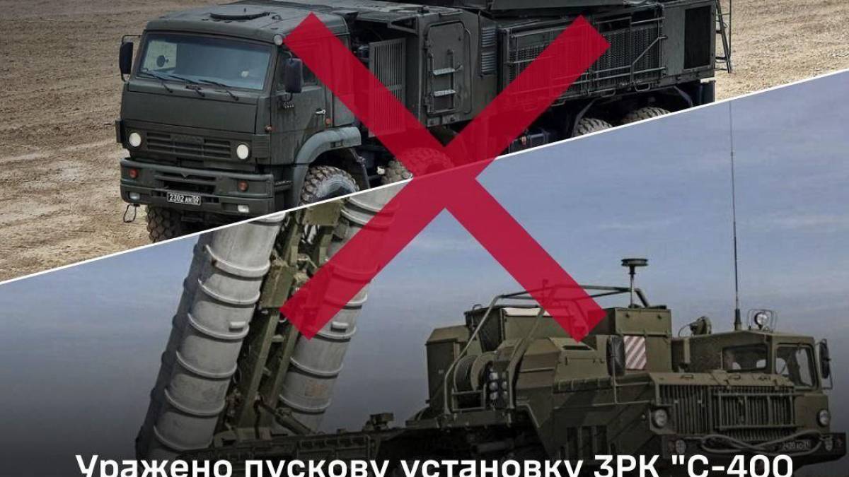 Сили оборони уразили пускову установку ЗРК «С-400 Триумф» і ЗРГК «Панцирь-С1» в окупованому Криму, – Генштаб ЗСУ