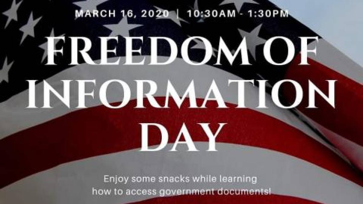 16 березня – День свободи інформації (Freedom of Information Day)
