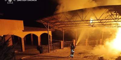 16 березня, внаслідок ворожих обстрілів на території Запорізького району виникло чотири пожежі