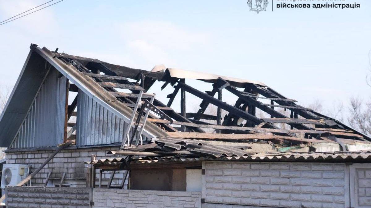 Військові рф атакували Запоріжжя одна людина дістала поранень