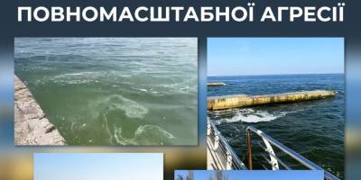 На узбережжі Одеси зафіксовано  значне забруднення морської води внаслідок атаки рф