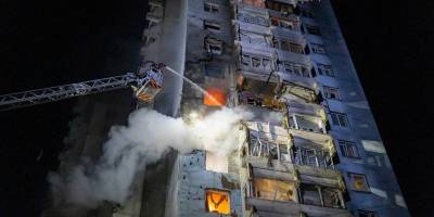 Масована нічна атака по Запоріжжю вночі. Триває ліквідація наслідків
