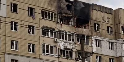 Дрон влучив у будинок в центрі Львова: двоє людей у тяжкому стані