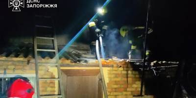 В одному з районів міста Запоріжжя сталася пожежа