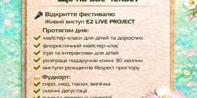 В Запоріжжі простір RESPECT пропонує Великодній фестиваль