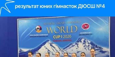 Успіх запорізьких гімнасток