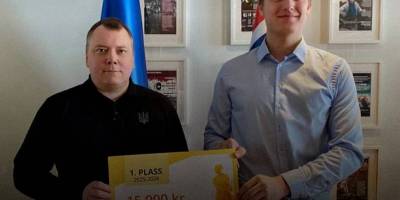 Норвезький юнак передав Україні свій приз за перемогу в національній олімпіаді