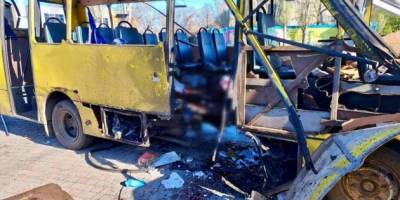 росіяни вдарили по автобусу у Нікополі: 3 загиблих, 12 поранені