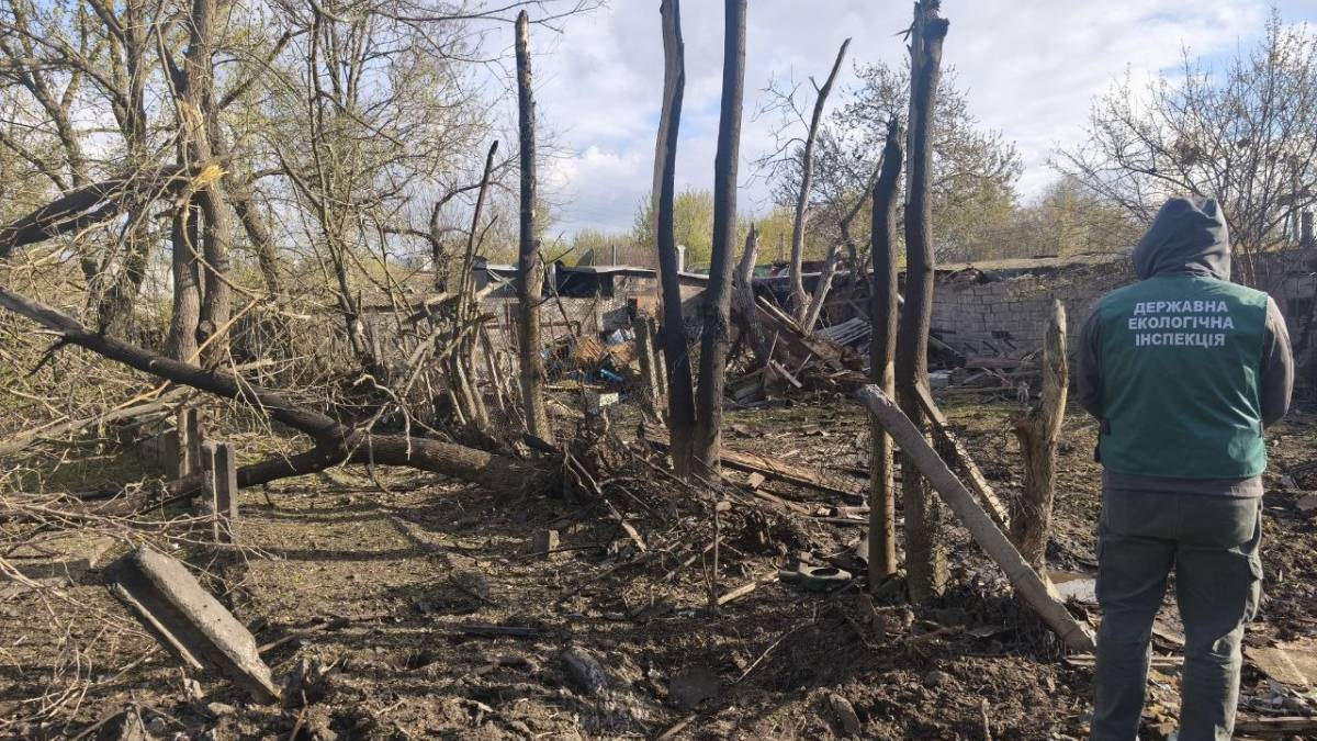 Екологи зафіксували наслідки нічного удару у Космічному районі