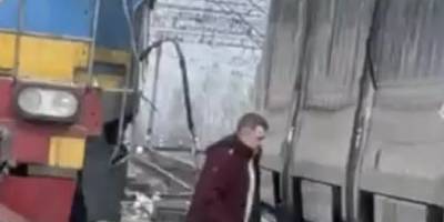 На Вінниччині тепловоз зіткнувся з потягом «Інтерсіті+» — деталі від «Укрзалізниці»