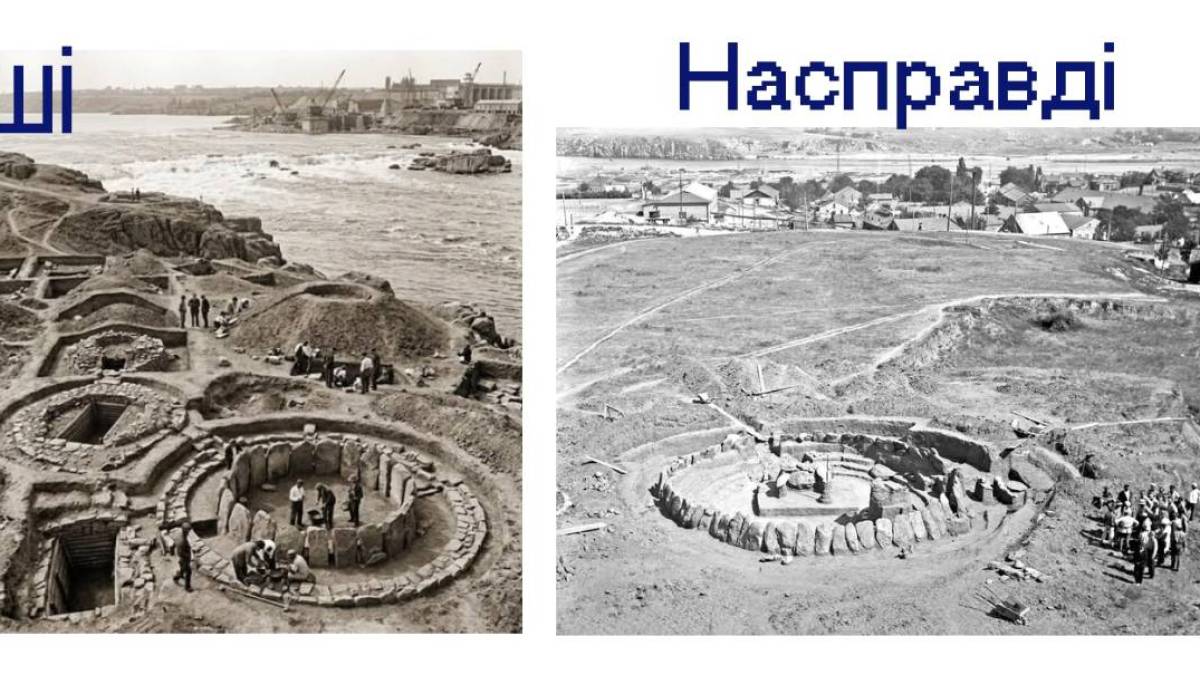 ШІ створив фейковий пейзаж археологічних знахідок Дніпробуду
