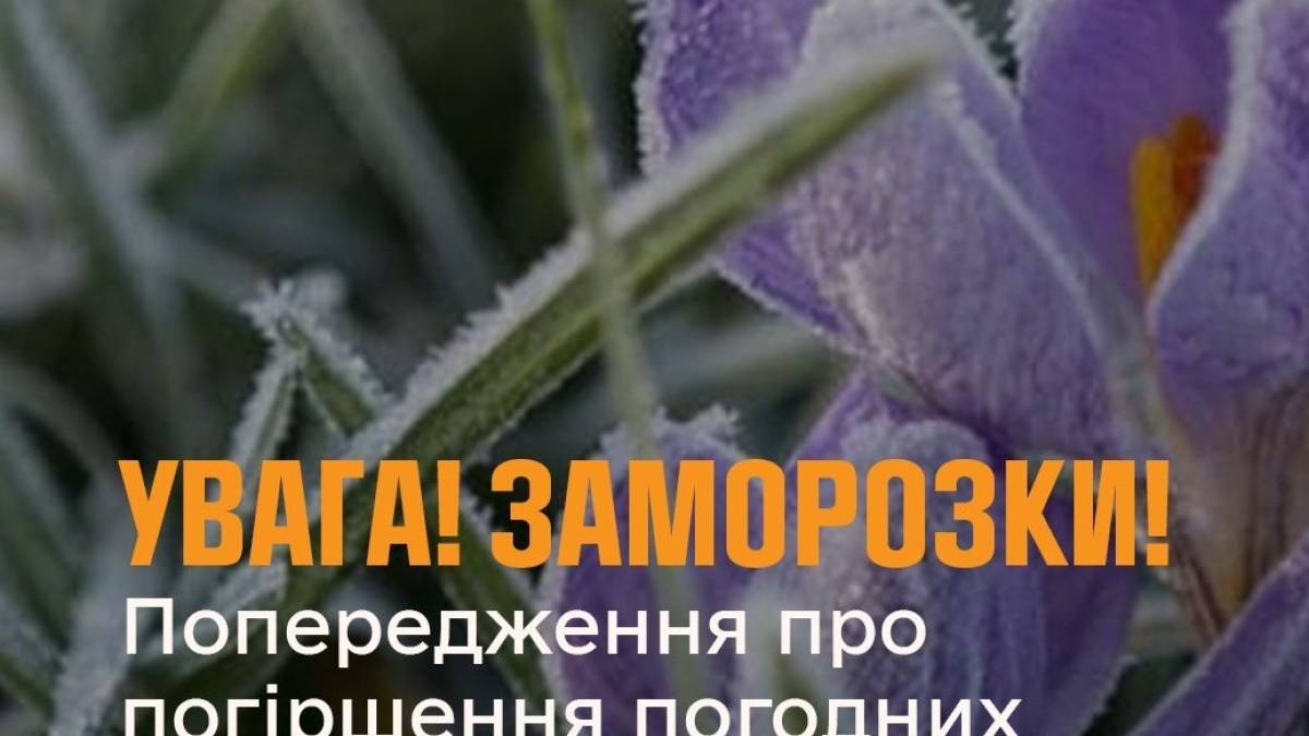 Може бути до мінус 5° вже цієї ночі: синоптики попередили жителів Запоріжжя
