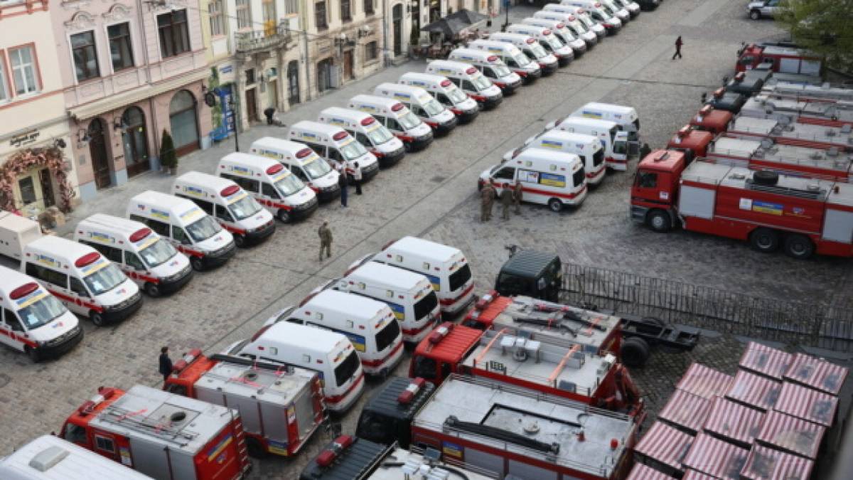 Тайванський народ передав Україні 68 рятувальних автомобілів