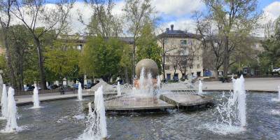 Сезон фонтанів стартував: у центрі Запоріжжя знову працює «Фонтан життя» (фото, відео)