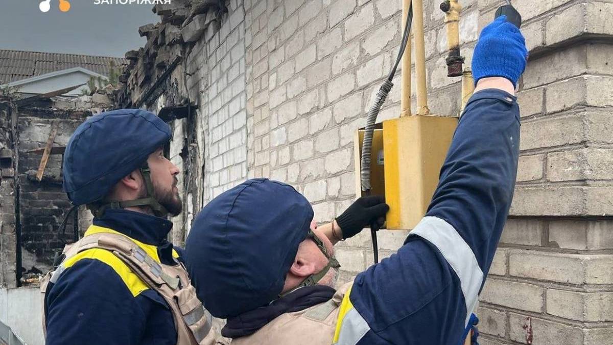 На Запоріжжі після авіаудару зник газ: тривають відновлювальні роботи