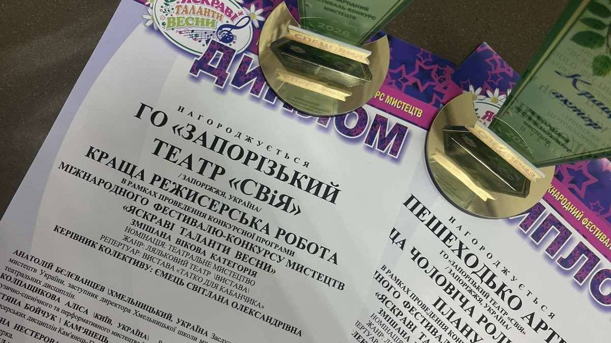 Театр «СВіЯ» привіз Гран-прі з фестивалю у Кам’янці-Подільському