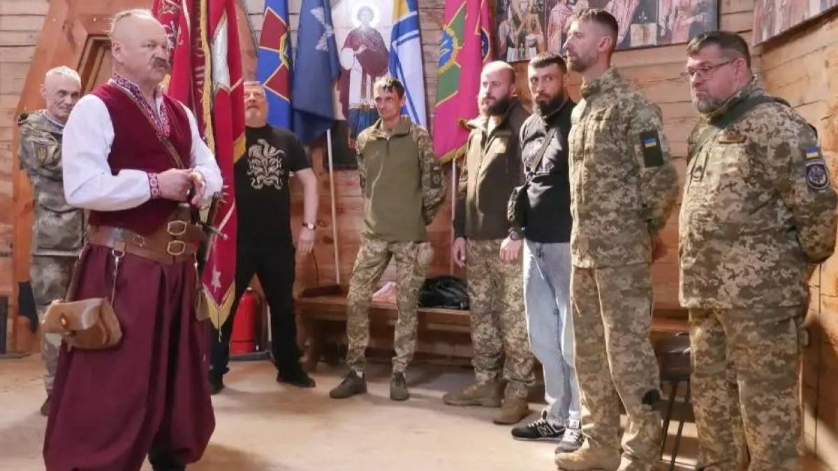 На Хортиці посвятили у козаки бійців бригади, яка носить ім’я острова