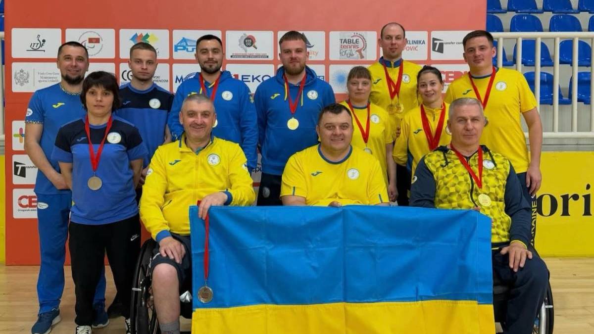 Запорізькі спортсмени з медалями міжнародних турнірів з паранастільного тенісу