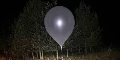 У Литві знову знайшли повітряну кулю із контрабандними сигаретами
