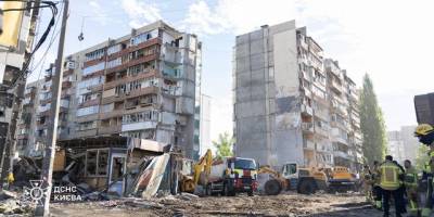 У  Києві завершено понад 28-годинну пошуково-рятувальну операцію після масованої атаки