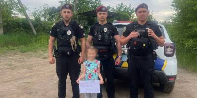 У Запоріжжі зниклу дитину поліцейські розшукали за годину за допомогою дрона