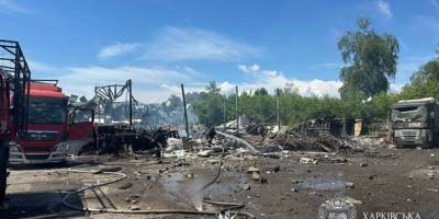 російський удар по Дергачах — двоє загиблих, 23 постраждалих (доповнено)