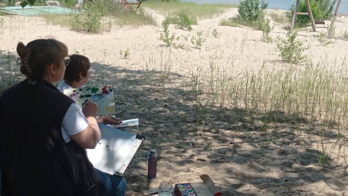 Пленер «Запорізький пейзаж»-2026: створені перші замальовки