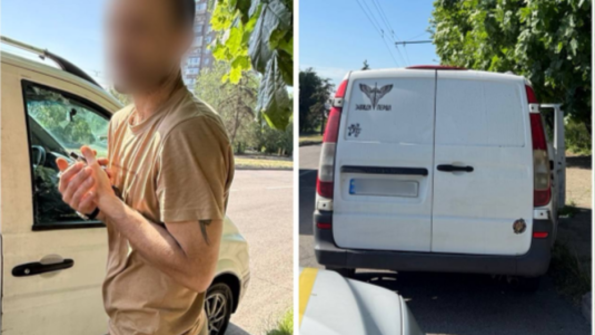 У Запоріжжі затримали водія, який сів за кермо без прав і під наркотиками
