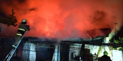 У Запоріжжі рятувальники гасили масштабну пожежу в приватному секторі (фото)
