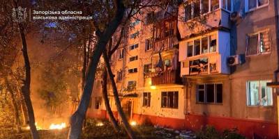 Атака на Запоріжжя: є поранені, пошкоджена багатоповерхівка