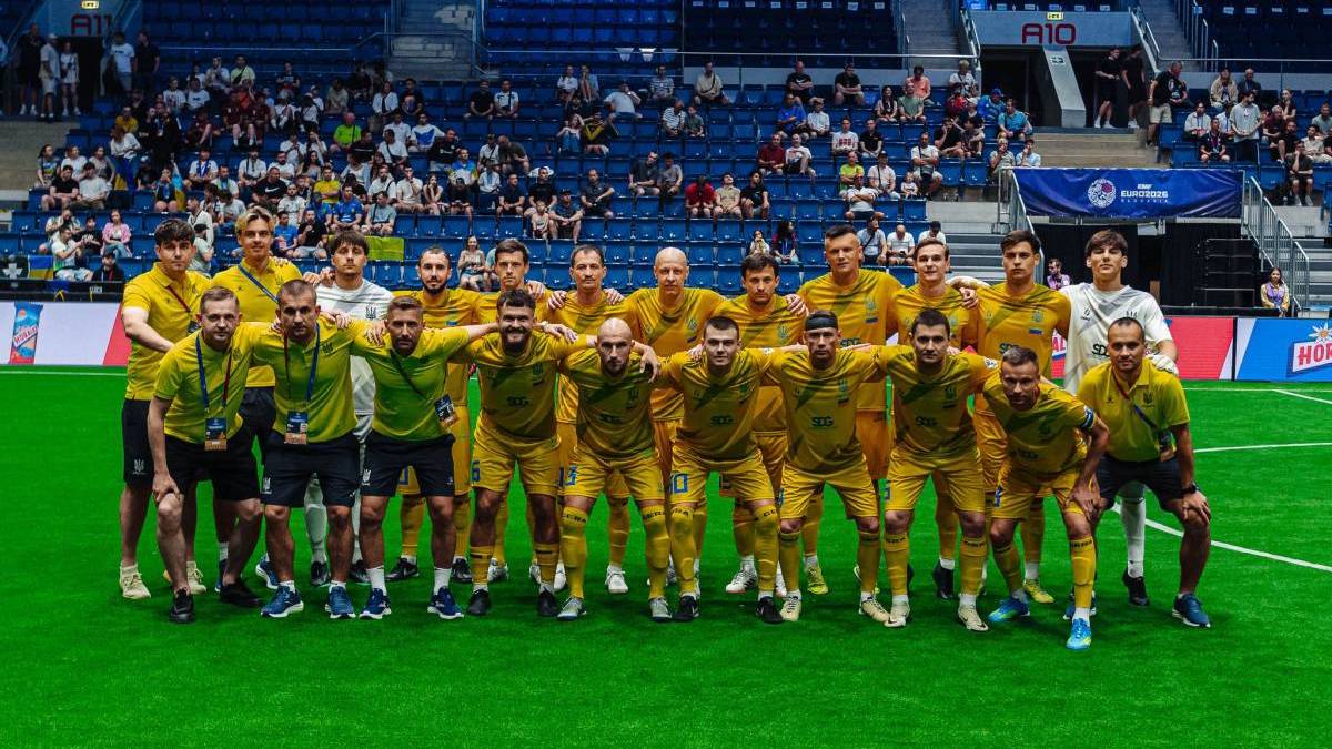 Україна вийшла у плей-оф ЧЄ-2026 з міні-футболу