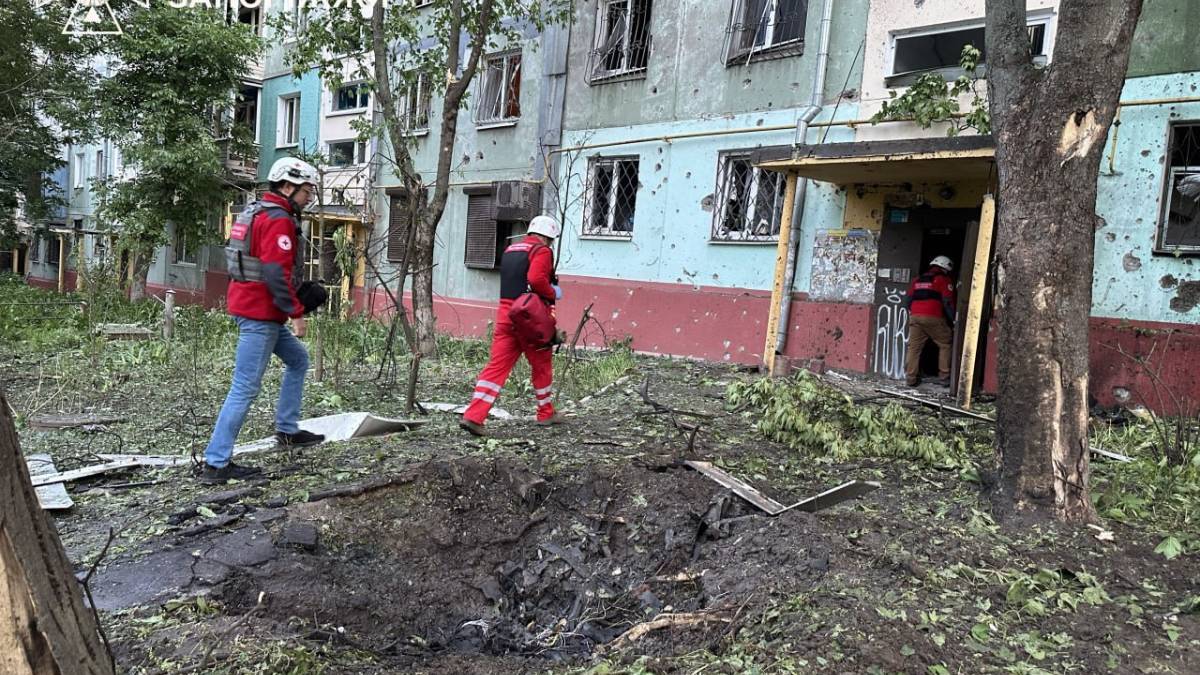 Наслідки ранкового удару по Запоріжжю, 29 травня 2026 / Фото: ДСНС Запоріжжя