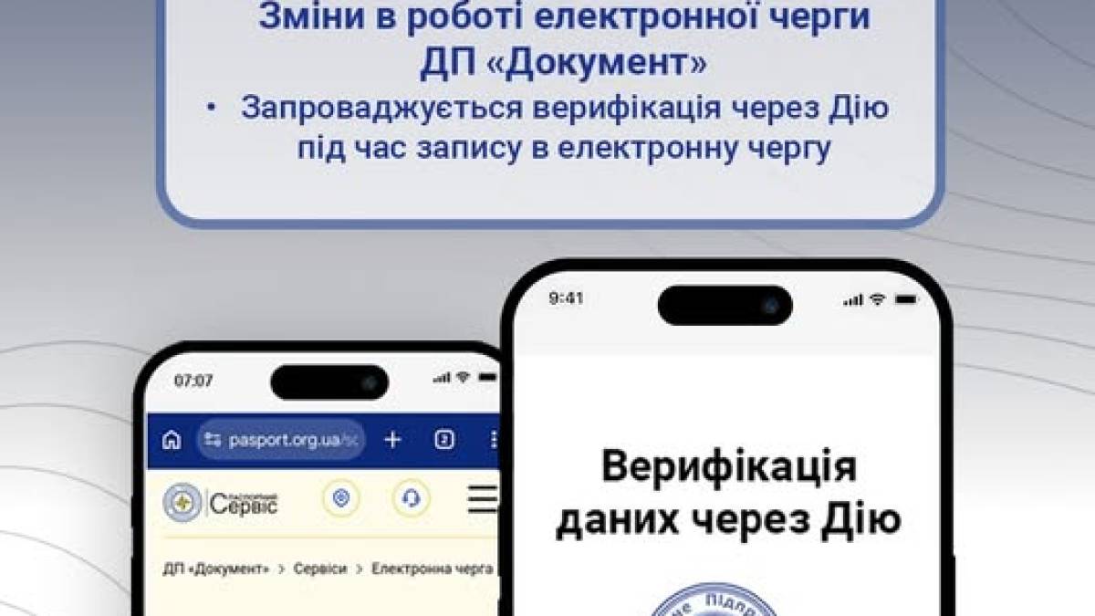 «Паспортний сервіс» у Польщі й Італії переходить на запис в електронну чергу через «Дію»