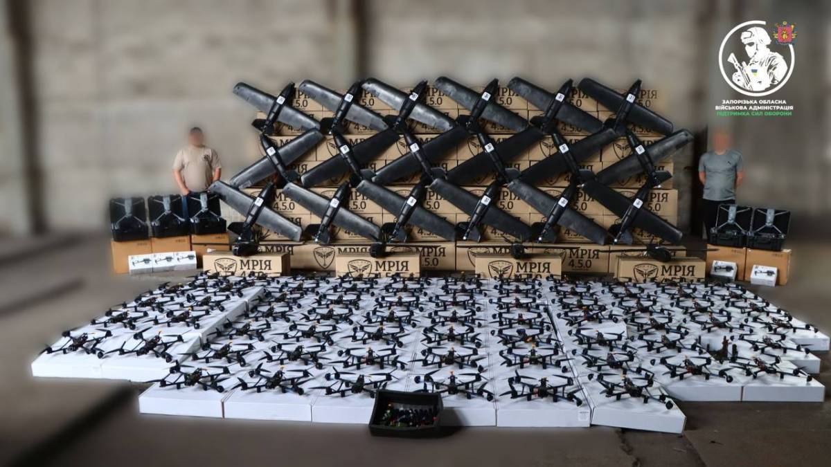Квадрокоптер типу Mavic для підрозділів дронів-перехоплювачів на Запорізькому фронті